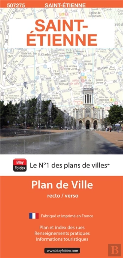 Bertrand.pt - Saint-Etienne : Plan De Ville (Édition 2023)