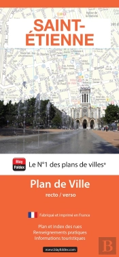 Saint-Étienne : Plan De Ville (Édition 2025)