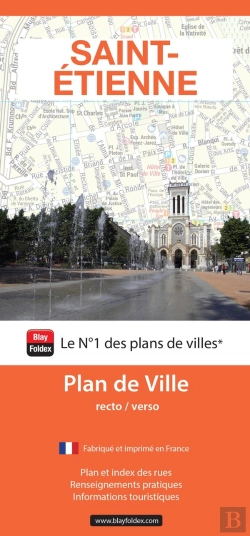 Bertrand.pt - Saint-Étienne : Plan De Ville (Édition 2025)