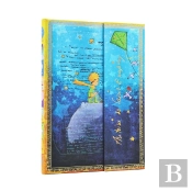 Saint-Exupery, The Little Prince (Embellished Manuscripts Collection) Midi Lined Hardcover Journal (Wrap Closure)