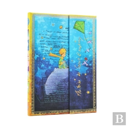 Bertrand.pt - Saint-Exupery, The Little Prince (Embellished Manuscripts Collection) Midi Lined Hardcover Journal (Wrap Closure)