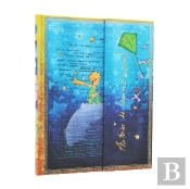 Saint-Exupery, The Little Prince (Embellished Manuscripts Collection) Ultra Unlined Hardcover Journal (Wrap Closure)
