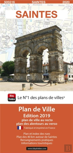 Bertrand.pt - Saintes Et Alentours : Plan De Ville (Édition 2019)