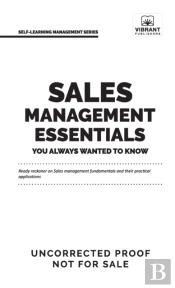 Sales Management Essentials You Always Wanted To Know