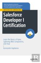 Salesforce Developer I Certification