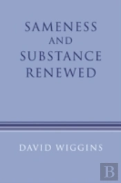 Sameness And Substance Renewed