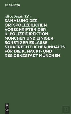Bertrand.pt - Sammlung Der Ortspolizeilichen Vorschrif