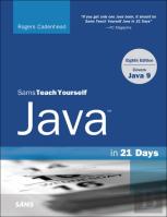 Sams Teach Yourself Java In 21 Days (Covers Java 11/12)