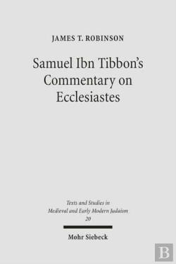 Bertrand.pt - Samuel Ibn Tibbon'S Commentary On Ecclesiastes