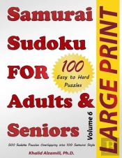 Samurai Sudoku For Adults & Seniors