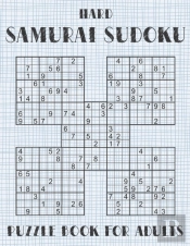 Samurai Sudoku Puzzle Book For Adults - Hard