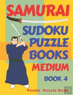 Bertrand.pt - Samurai Sudoku Puzzle Books Medium - Book 4