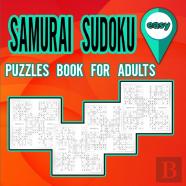 Samurai Sudoku Puzzles Book For Adults Easy