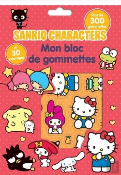 Bertrand.pt - Sanrio Characters - Bloc 300 Gommettes + Coloriage