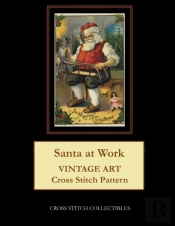 Santa At Work: Vintage Art Cross Stitch
