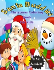 Santa Buddies Chrismas Coloring Book For Kids