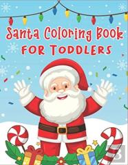 Santa Coloring Book For Toddlers