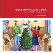 Santa Senior Coloring Book