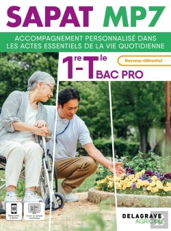 Bertrand.pt - Sapat - Mp 7 : Accompagnement Personnalisé Dans Les Actes Essentiels De La Vie Quotidienne ; 1re Tle Bac Pro Sapat ; Pochette Élève (Édition 2025)