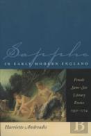 Sappho In Early Modern England