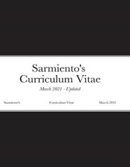 Sarmiento'S Curriculum Vitae