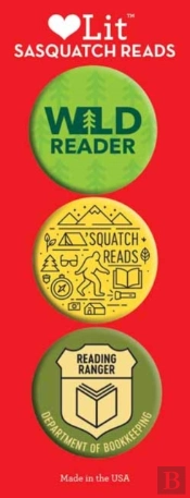 Sasquatch Reads 3-Button Assortment