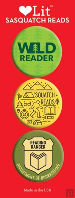 Bertrand.pt - Sasquatch Reads 3-Button Assortment