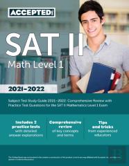 Sat Ii Math Level 1 Subject Test Study Guide 2021-2022