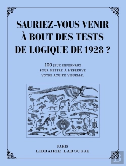 Bertrand.pt - Sauriez-Vous Venir À Bout Des Tests De Logique De 1928 ?