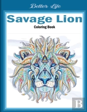 Savage Lion Coloring Book