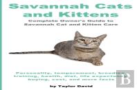 Savannah Cats And Kittens