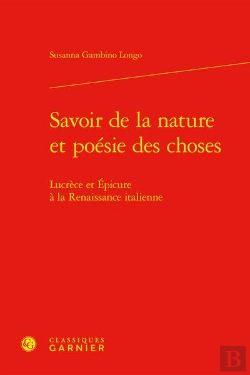Bertrand.pt - Savoir De La Nature Et Poesie Des Choses - Lucrece Et Epicure A La Renaissance I - Lucrece Et Epicur