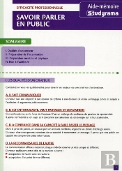 Savoir Parler En Public