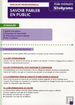 Bertrand.pt - Savoir Parler En Public