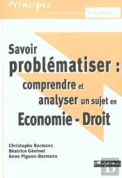 Savoir Problematiser ; Economie-Droit