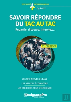Bertrand.pt - Savoir Repondre Du Tac Au Tac - Repartie, Discours, Interview...