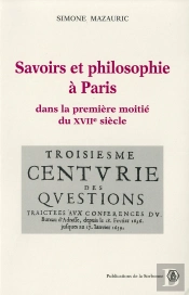 Savoirs Et Philosophie A Paris Dans La Premiere Moitie Du Xviie Siecle