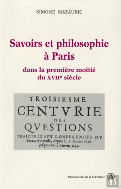 Bertrand.pt - Savoirs Et Philosophie A Paris Dans La Premiere Moitie Du Xviie Siecle