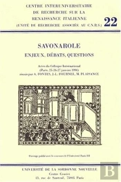 Savonarole : Enjeux, Debats, Questions. 22