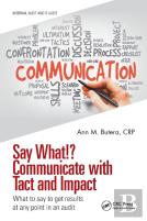 Say What!? Communicate With Tact And Impact
