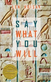 Say What You Will (Able Muse Book Award For Poetry)