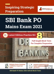 Sbi Po Mains 2021 8 Mock Tests For Complete Preparation