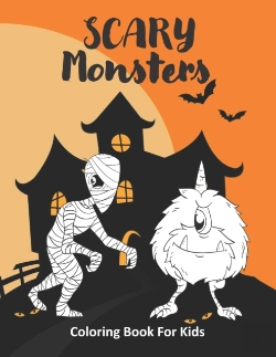 Bertrand.pt - Scary Monsters Coloring Book For Kids