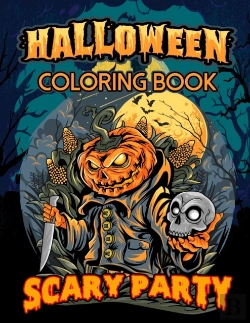 Bertrand.pt - Scary Party Halloween Coloring Book