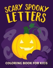 Scary Spooky Letters Coloring Book For Kids