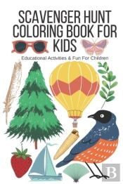 Scavenger Hunt Coloring Book For Kids