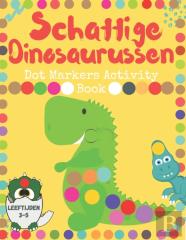 Schattige Dinosaurussen Dot Markers Activity Book Leeftijden 3-5