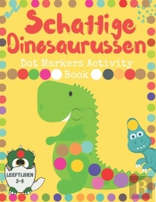 Schattige Dinosaurussen Dot Markers Activity Book Leeftijden 3-5
