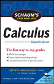 Schaum'S Easy Outline Of Calculus, Second Edition