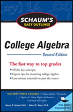 Bertrand.pt - Schaum'S Easy Outline Of College Algebra